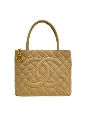 Chanel Tote Bag Reissue Beige Gold